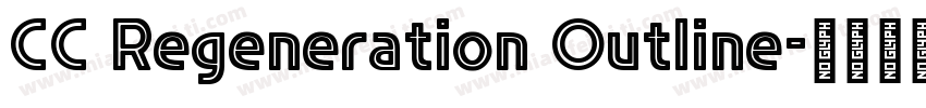 CC Regeneration Outline字体转换